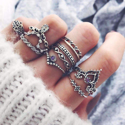 Vintage Stackable Ring Set | CozyCouture® - Stringspeed