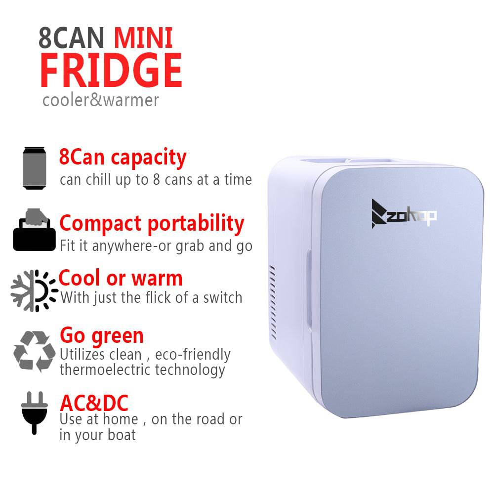 Mini Portable Fridge | Cools & Warms | Car Charger | TechTonic® - Stringspeed
