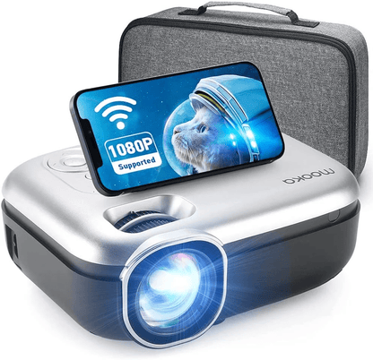 Portable Projector | Wifi | 1080P | 7500 Lumens | TechTonic® - Stringspeed