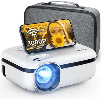 Portable Projector | Wifi | 1080P | 7500 Lumens | TechTonic® - Stringspeed