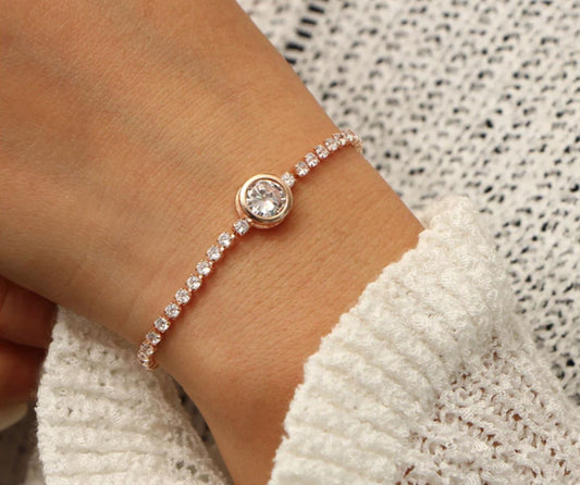 Crystal Tennis Bracelet | CozyCouture® - Stringspeed