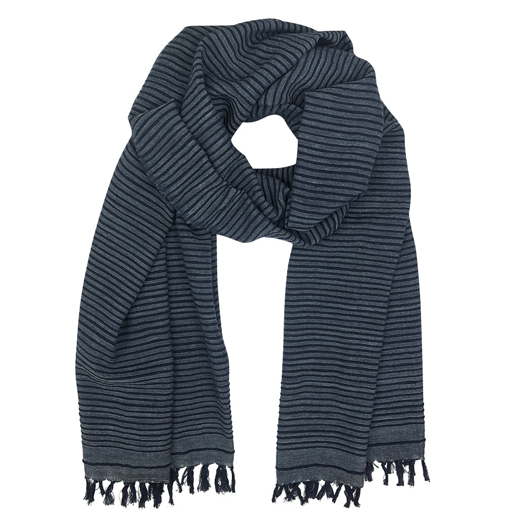 Ethiopian Stripe Wrap Scarf - Stringspeed