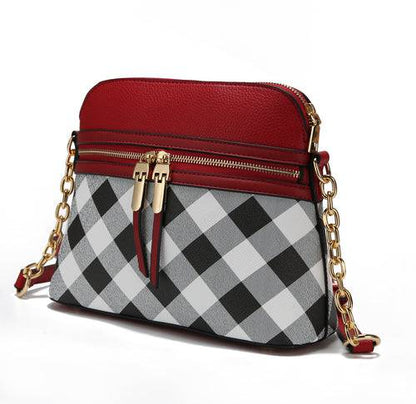 Checkered Crossbody Handbag | CozyCouture® - Stringspeed