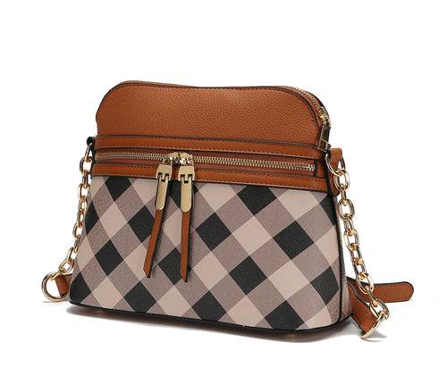 Checkered Crossbody Handbag | CozyCouture® - Stringspeed