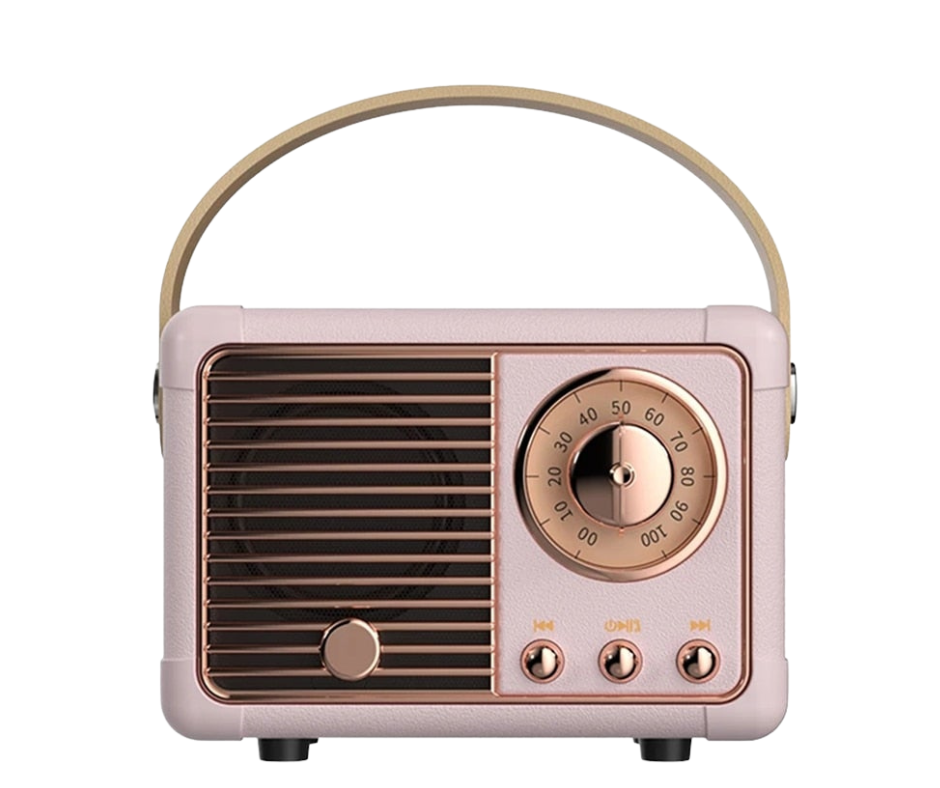 Bluetooth Compact Retro Speakers with Radio - Stringspeed