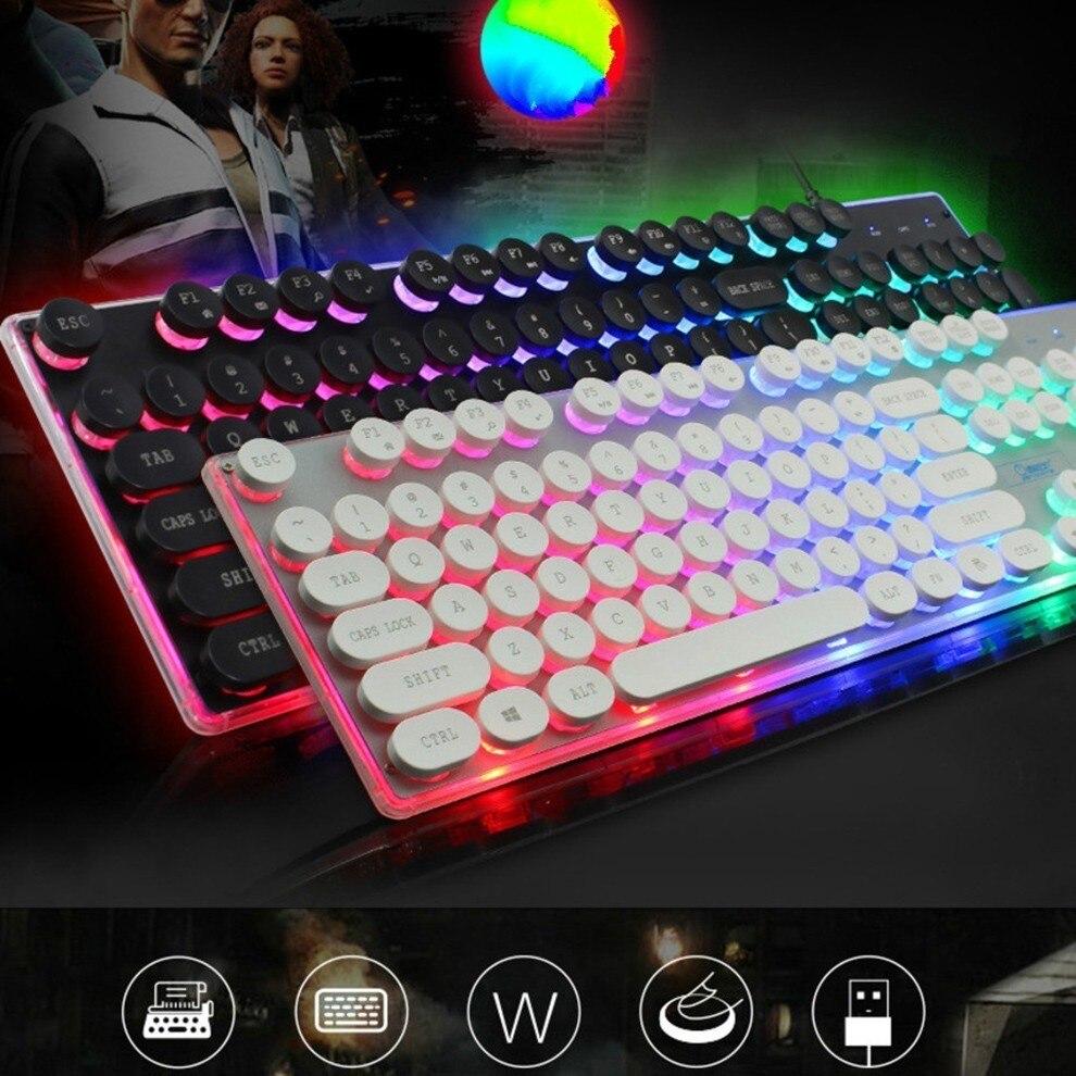 LED Backlight Gaming USB Wired Keyboard Mouse Set | TechTonic® - Stringspeed