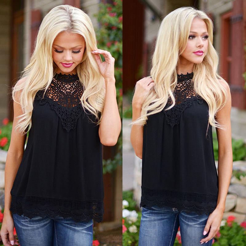 Crochet Lace Vintage Sleeveless Blouse | CozyCouture® - Stringspeed