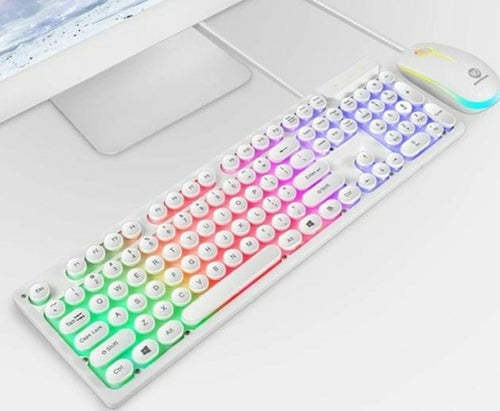 USB Wired Light Up Gaming Keyboard & Mouse Set | TechTonic® - Stringspeed