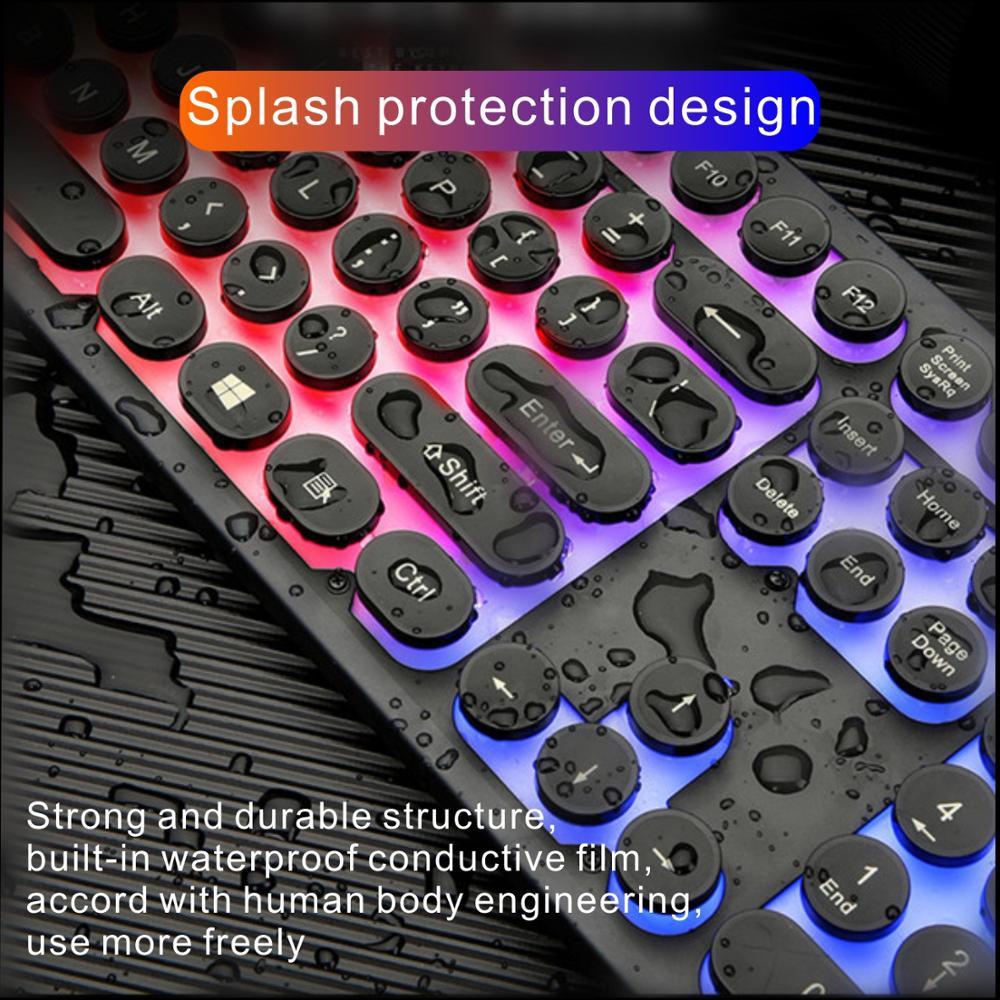 USB Wired Light Up Gaming Keyboard & Mouse Set | TechTonic® - Stringspeed