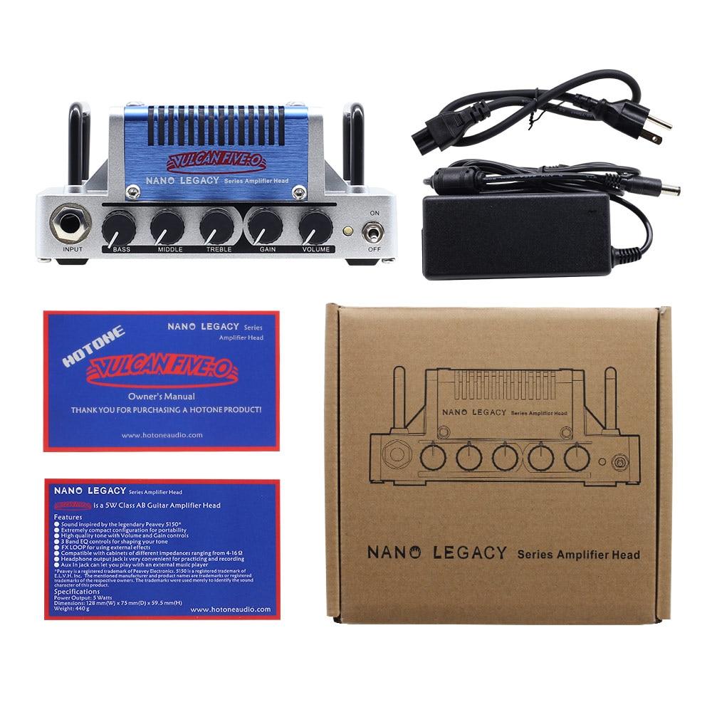 Vulcan Five-O High Gain Guitar Amp Head 5 Watts Class AB Amplifier | EastTone® - Stringspeed