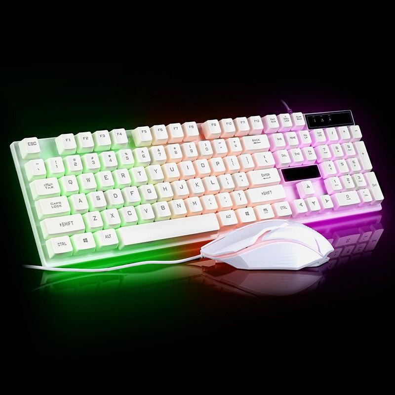 Ninja Dragons White Knight Gaming Keyboard and Mouse Set | TechTonic® - Stringspeed