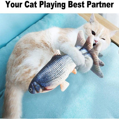 Electric Flipping Fish Toy for Cats | PetPals® - Stringspeed
