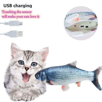 Electric Flipping Fish Toy for Cats | PetPals® - Stringspeed