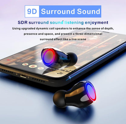 M12PRO 3D Surround Sound Bluetooth 5.0 True Wireless | TechTonic® - Stringspeed