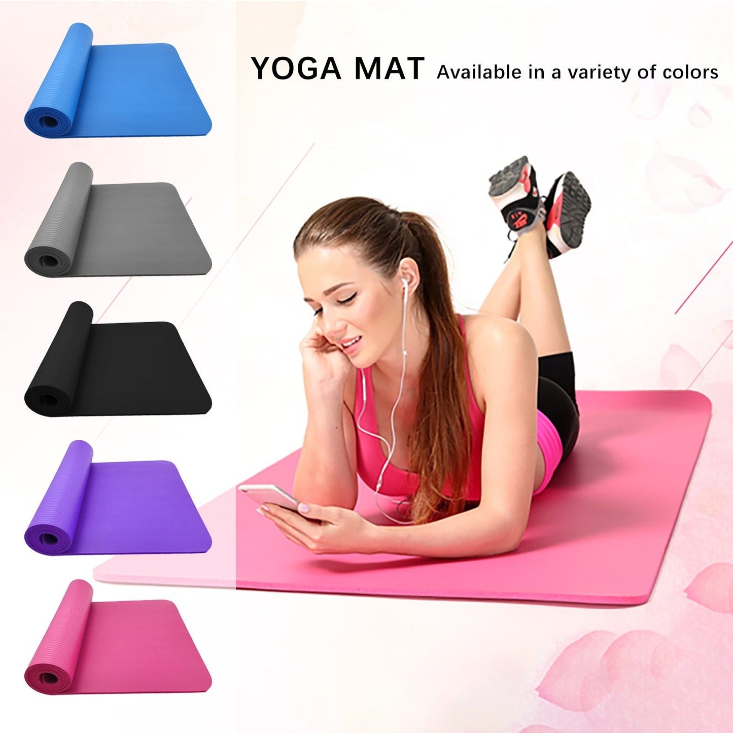 Large Size Yoga Fitness Mat | ERGOHeal® - Stringspeed