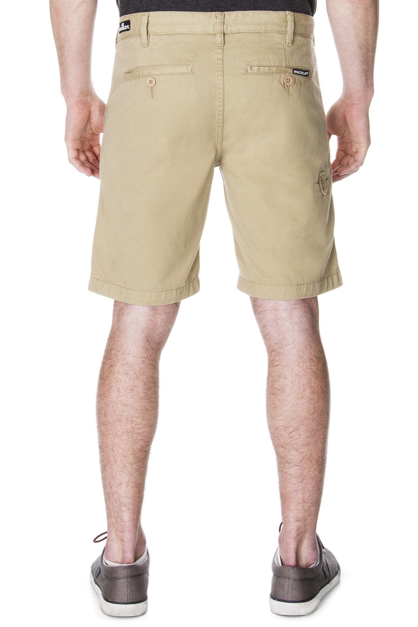 Men's Khaki Chino Short | BespokeBrothers® - Stringspeed