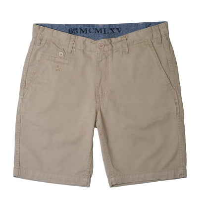 Men's Khaki Chino Short | BespokeBrothers® - Stringspeed