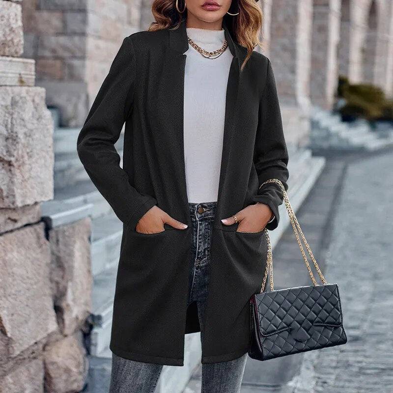 Casual Women's Coat | CozyCouture® - Stringspeed