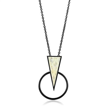 Modern Stainless Steel and Leather Pendant Neckless | CozyCouture® - Stringspeed