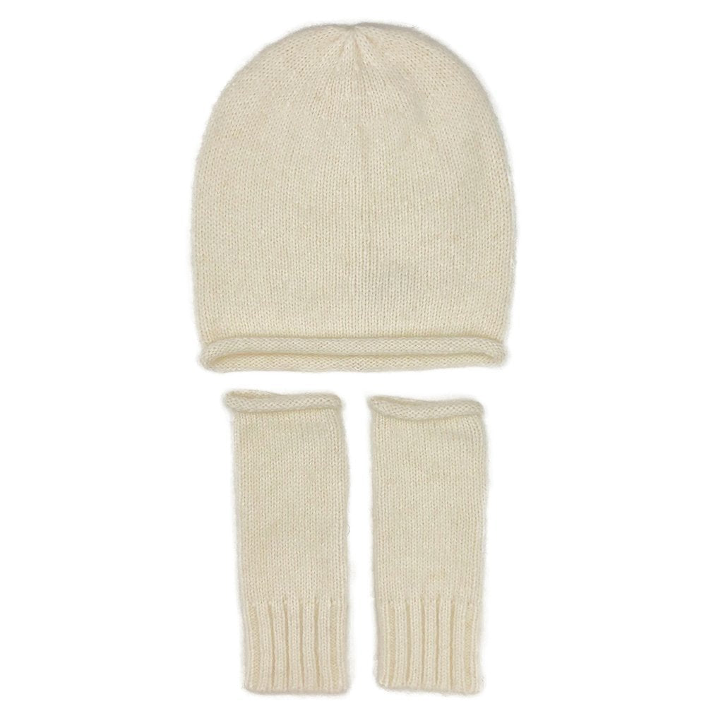 Snow Essential Knit Alpaca Gloves | CozyCouture® - Stringspeed