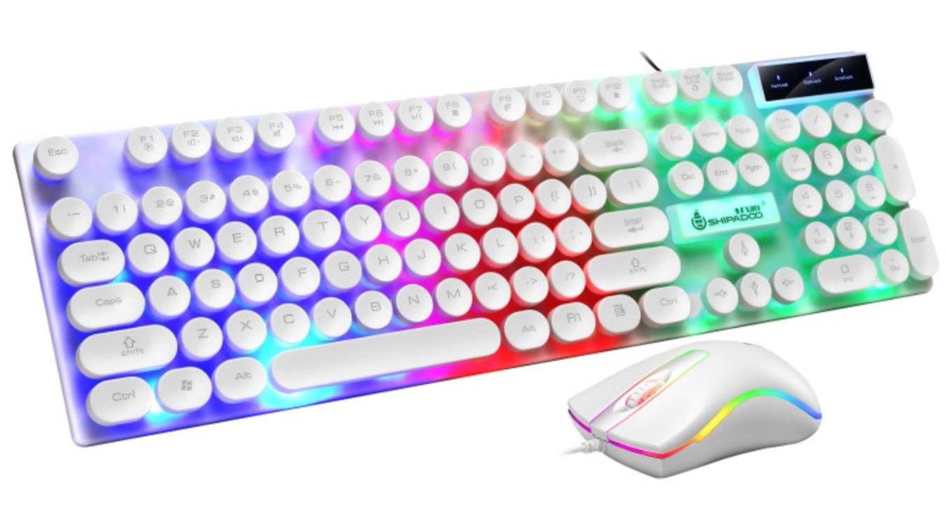 USB Wired Light Up Gaming Keyboard & Mouse Set | TechTonic® - Stringspeed