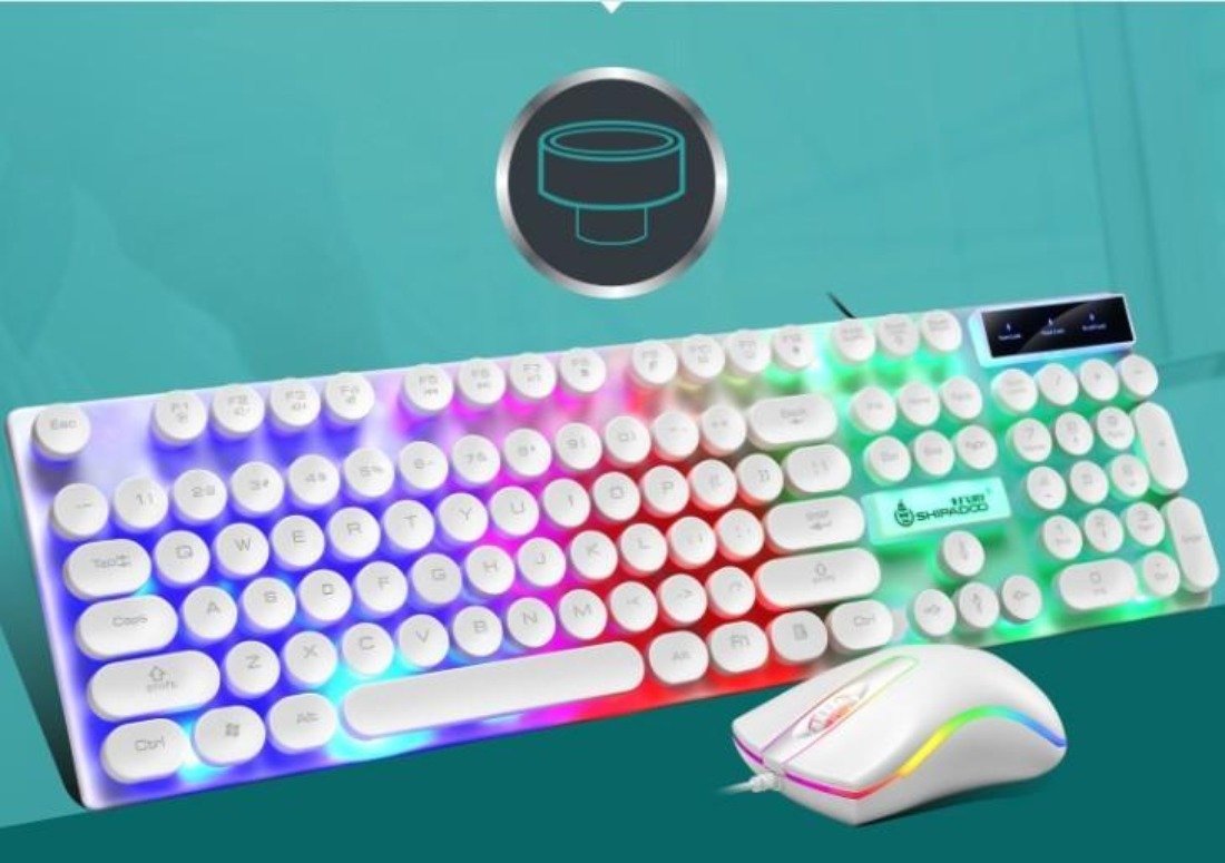 USB Wired Light Up Gaming Keyboard & Mouse Set | TechTonic® - Stringspeed