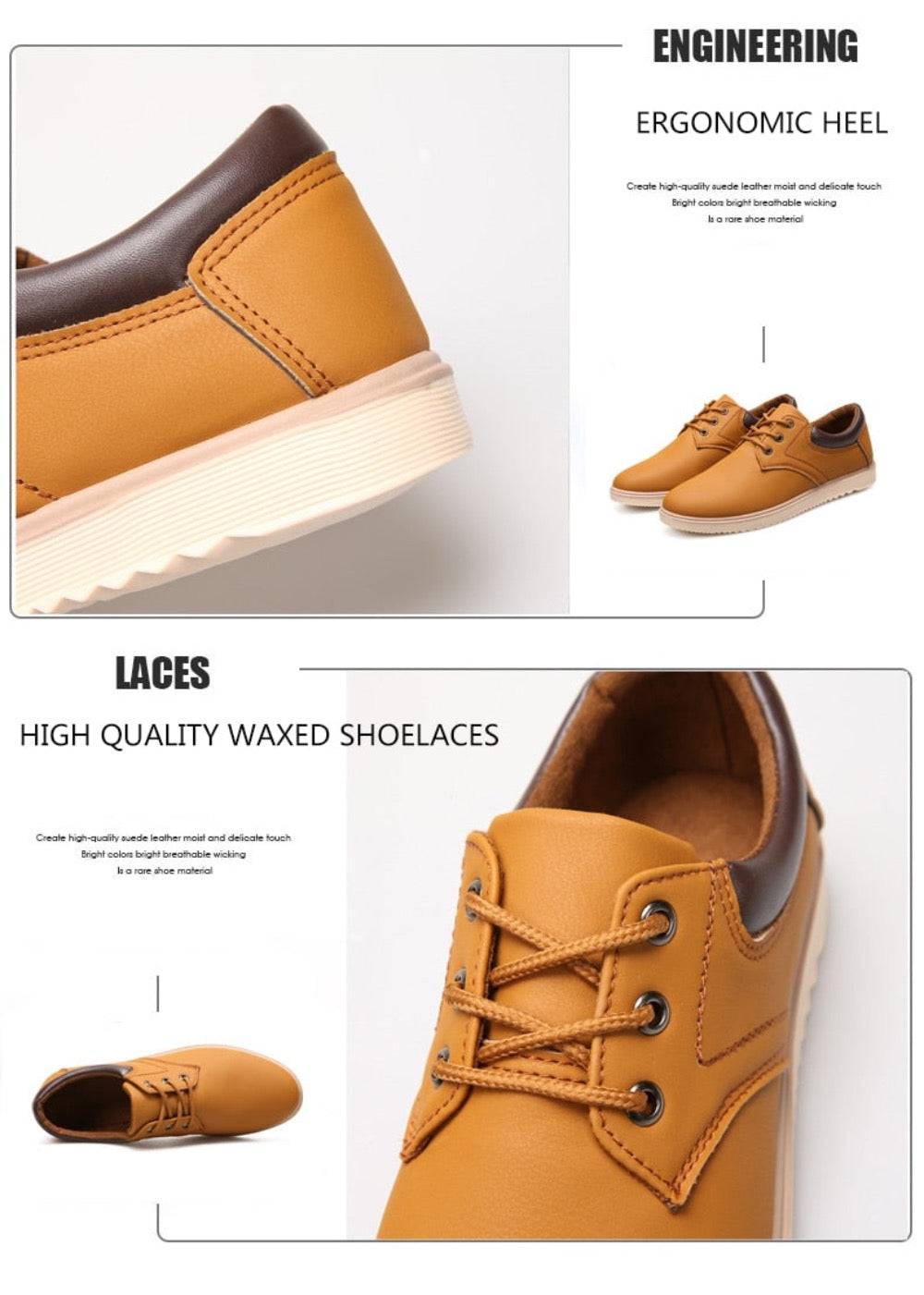 Men's Casual Flat Oxford Sneakers | BespokeBrothers® - Stringspeed