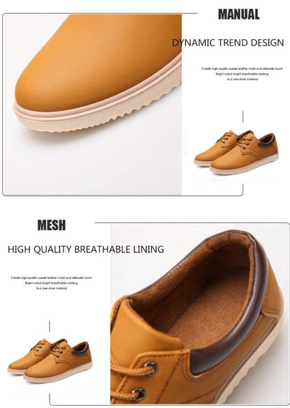 Men's Casual Flat Oxford Sneakers | BespokeBrothers® - Stringspeed