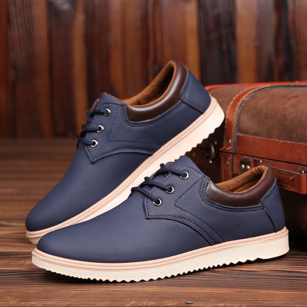 Men's Casual Flat Oxford Sneakers | BespokeBrothers® - Stringspeed